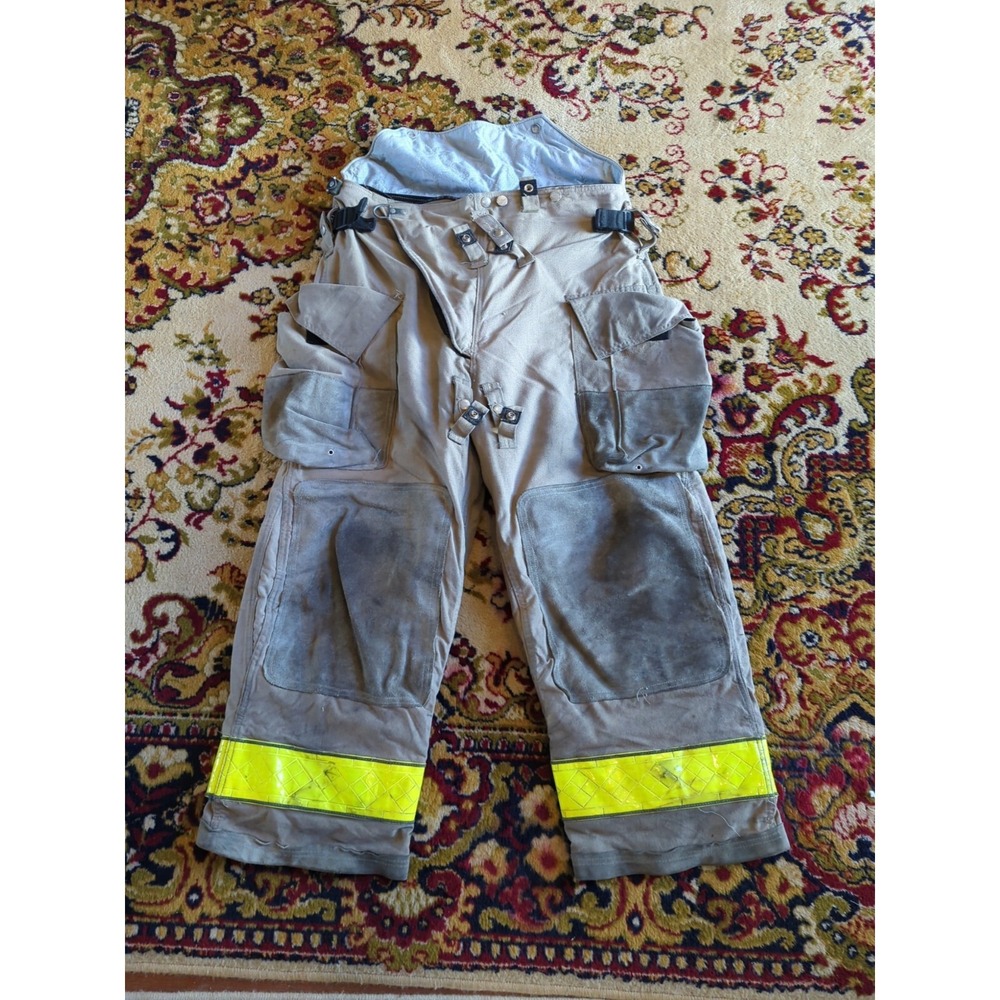 Retired Firefighter Gear Turnout Pants FIRE USED‎ Size 38 X 26 See Pics
